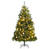 Artificial Hinged Christmas Tree with 300 LEDs & Ball Set 180 cm