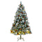 Artificial Hinged Christmas Tree with 300 LEDs & Ball Set 180 cm