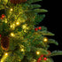 Artificial Hinged Christmas Tree 150 LEDs 120 cm