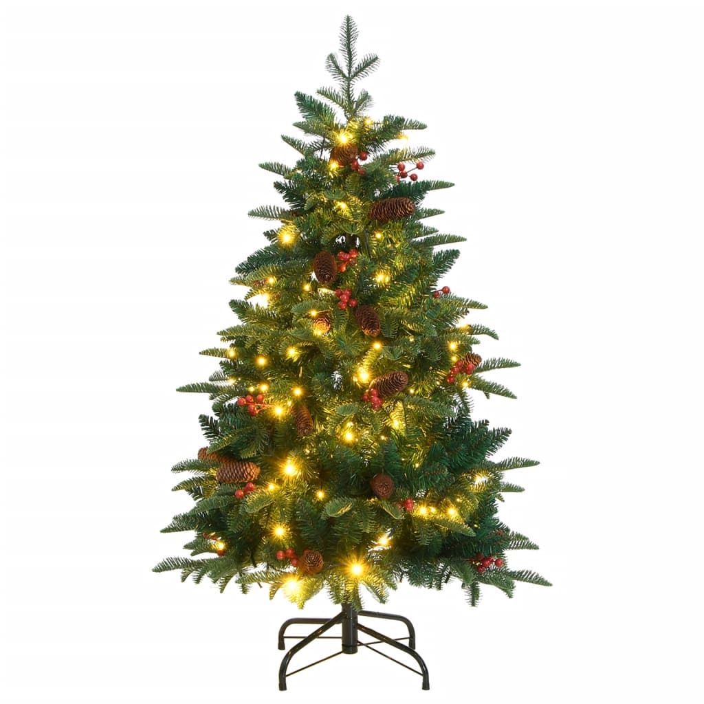 Artificial Hinged Christmas Tree 150 LEDs 150 cm