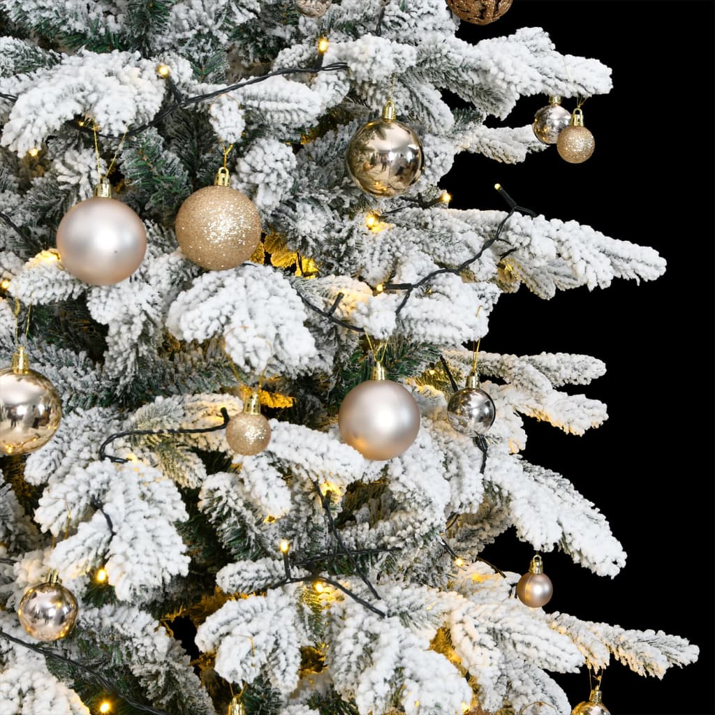 Artificial Hinged Christmas Tree 300 LEDs & Ball Set 180 cm