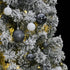 Artificial Hinged Christmas Tree with 300 LEDs & Ball Set 210 cm