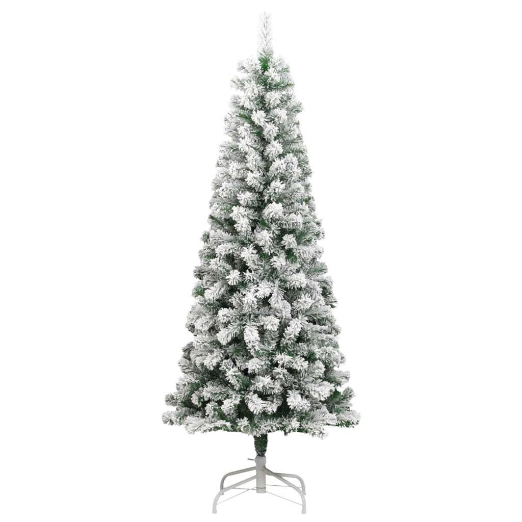 Artificial Hinged Christmas Tree with 300 LEDs & Ball Set 210 cm