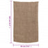 Jute Sacks 30 pcs 60x105 cm 100% Jute 220 gsm