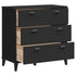 Drawer Cabinet VIKEN Black Engineered Wood