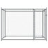 Dog Cage with Door Grey 2x2x1.5 m Galvanised Steel