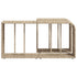 Storage Shelves 2 pcs Beige Poly Rattan