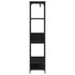 Wardrobe with Drawers Black 100x40x180 cm Engineered Wood