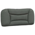 Headboard Cushion Dark Grey 90 cm Fabric