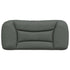 Headboard Cushion Dark Grey 90 cm Fabric