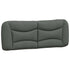 Headboard Cushion Dark Grey 137 cm Double Fabric