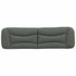 Headboard Cushion Dark Grey 180 cm Fabric