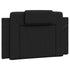 Headboard Cushion Black 90 cm Faux Leather