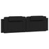 Headboard Cushion Black 180 cm Faux Leather