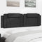 Headboard Cushion Black 180 cm Faux Leather