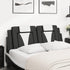 Headboard Cushion Black and White 153 cm Faux Leather