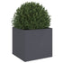 Planter Anthracite 49x47x46 cm Steel