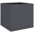 Planters 2 pcs Anthracite 49x47x46 cm Cold-rolled Steel