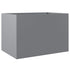 Planter Silver 62x40x39 cm Galvanised Steel