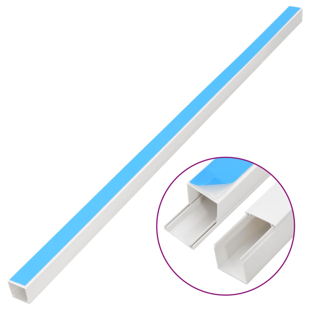 Cable Trunking Self-Adhesive 15x10 mm 10 m PVC