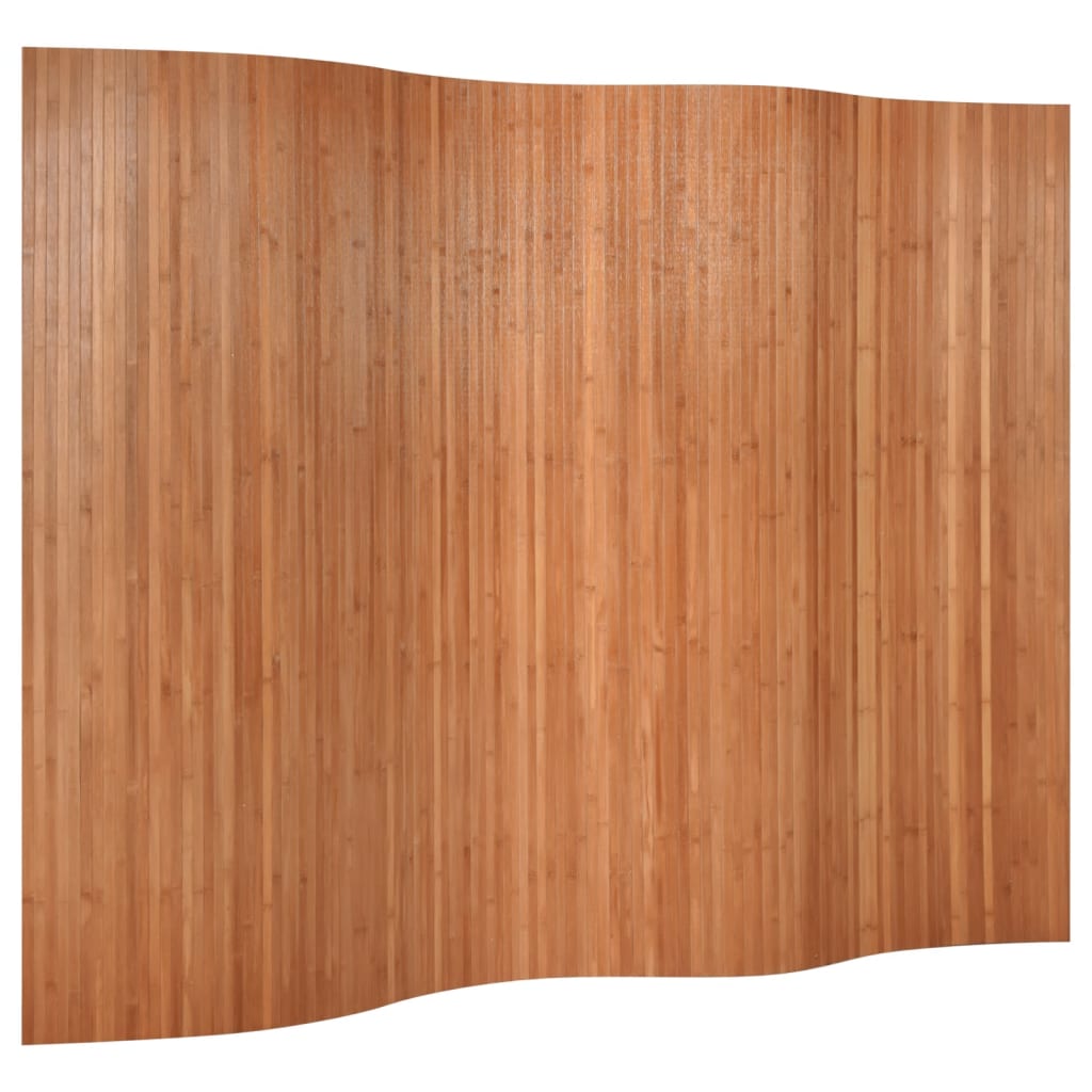 Room Divider Brown 165x250 cm Bamboo