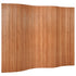 Room Divider Brown 165x250 cm Bamboo