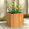 Garden Planter 35x35x35 cm Solid Wood Acacia