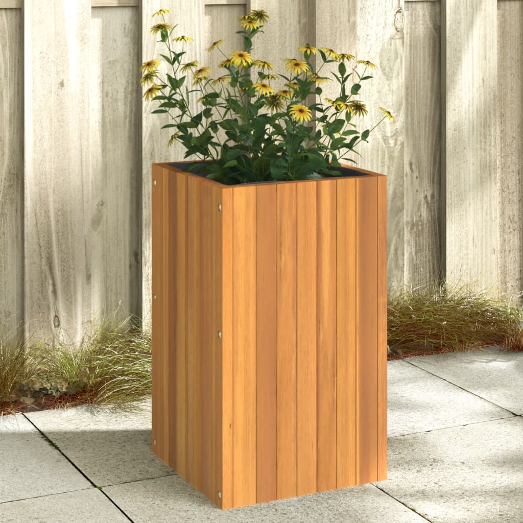 Garden Planter 35x35x60 cm Solid Wood Acacia