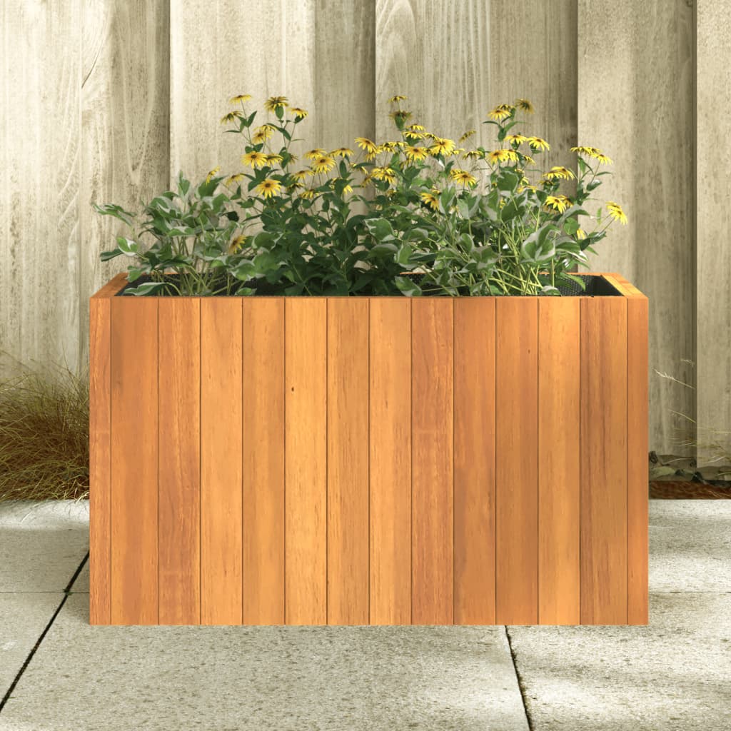 Garden Planter 59x27.5x35 cm Solid Wood Acacia