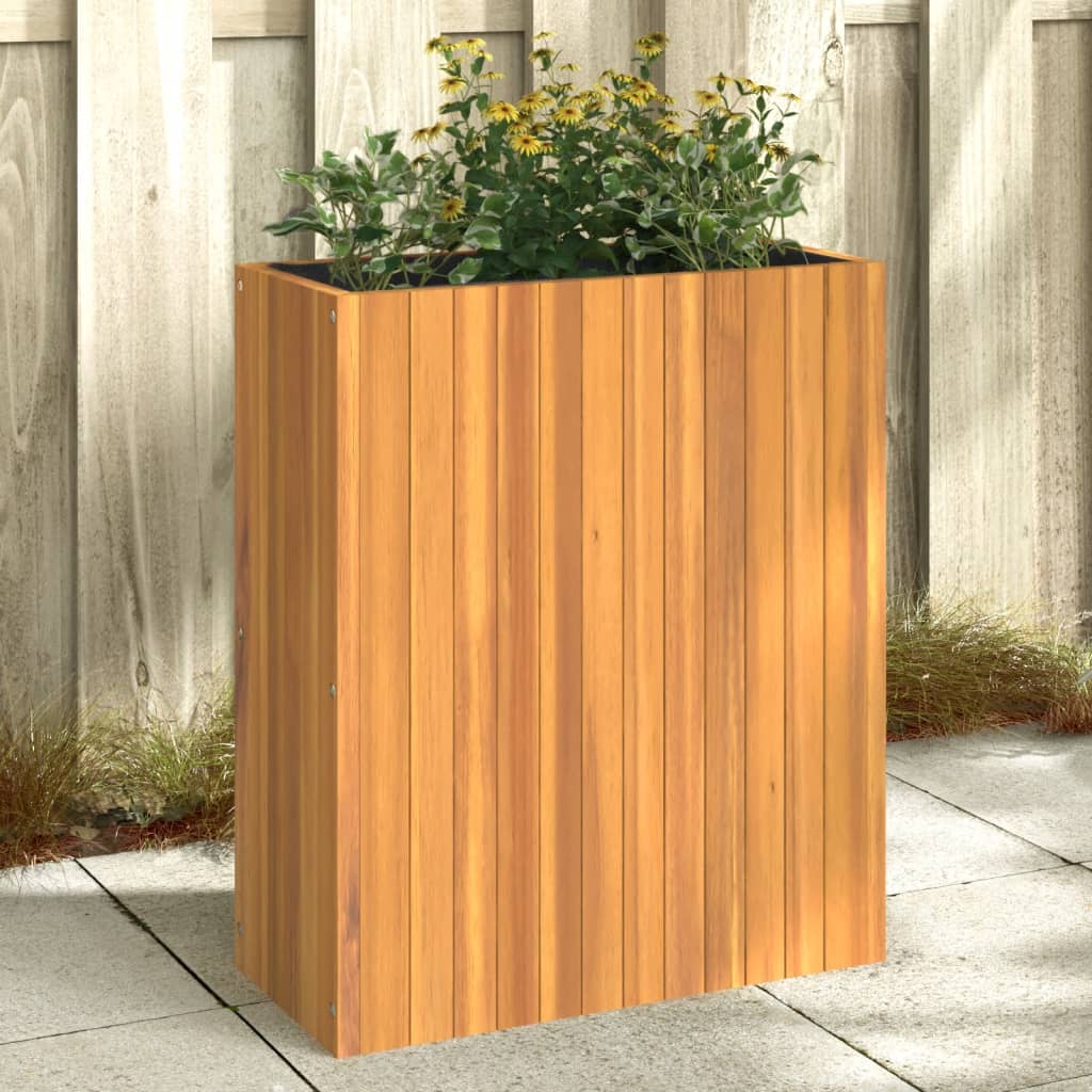 Garden Planter 59x27.5x70 cm Solid Wood Acacia