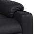 Massage Recliner Chair Black Faux Leather