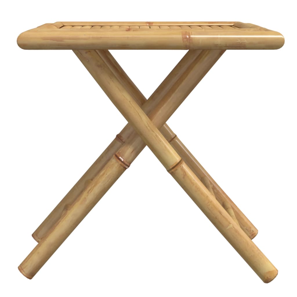 Folding Garden Table 45x45x45 cm Bamboo