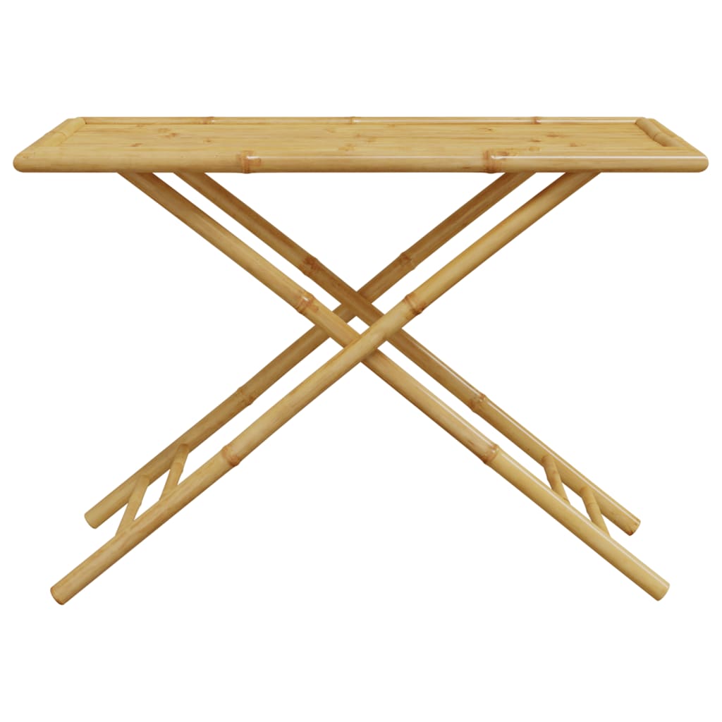Folding Garden Table 110x55x75 cm Bamboo