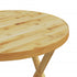 Folding Garden Table Ø55x75 cm Bamboo