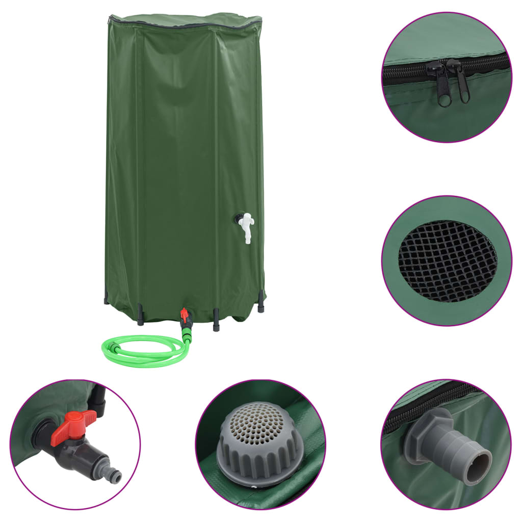 Water Tank with Tap Foldable 100 L PVC