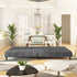 2-Seater Sofa Bed Dark Grey Velvet