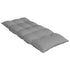 Highback Chair Cushions 2 pcs Grey Oxford Fabric