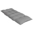 Highback Chair Cushions 4 pcs Grey Oxford Fabric