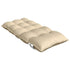 Lowback Chair Cushions 6 pcs Beige Oxford Fabric