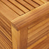 Garden Storage Box with Louver 90x50x56 cm Solid Wood Acacia