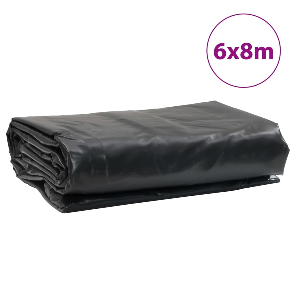 Tarpaulin Anthracite 6x8 m 650 g/m²