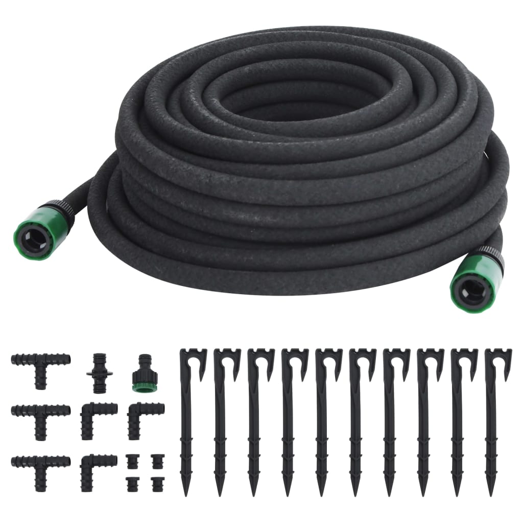 Garden Soaker Hose Black 0.6