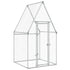 Chicken Cage Silver 100x100x190 cm Galvanised Steel