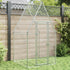 Chicken Cage Silver 100x100x190 cm Galvanised Steel