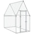 Chicken Cage Silver 200x100x190 cm Galvanised Steel