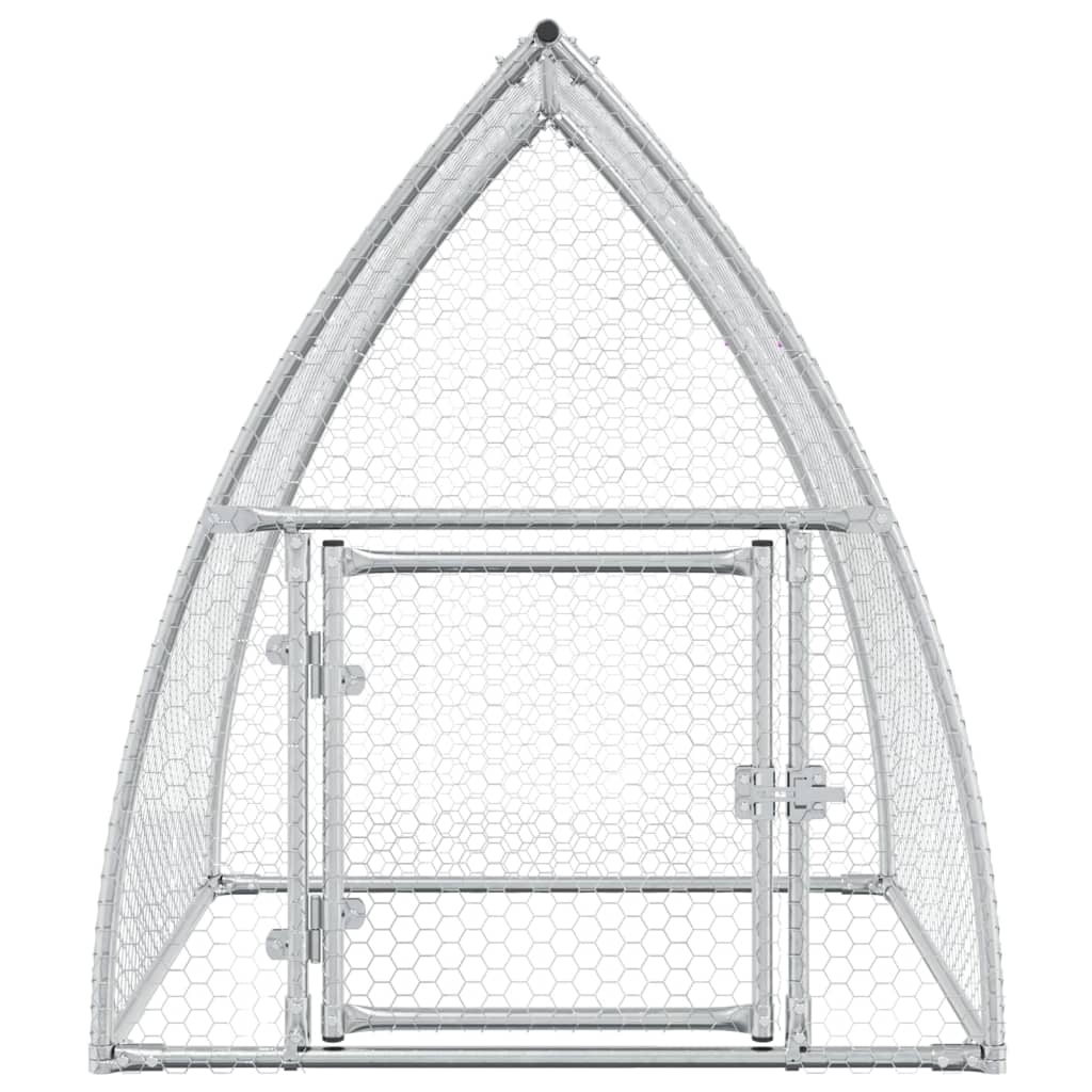 Chicken Cage Silver 100x105x120 cm Galvanised Steel