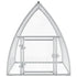 Chicken Cage Silver 100x105x120 cm Galvanised Steel