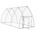 Chicken Cage Silver 300x105x120 cm Galvanised Steel