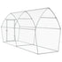 Chicken Cage Silver 400x105x182 cm Galvanised Steel