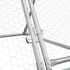 Chicken Cage Silver 200x105x91 cm Galvanised Steel